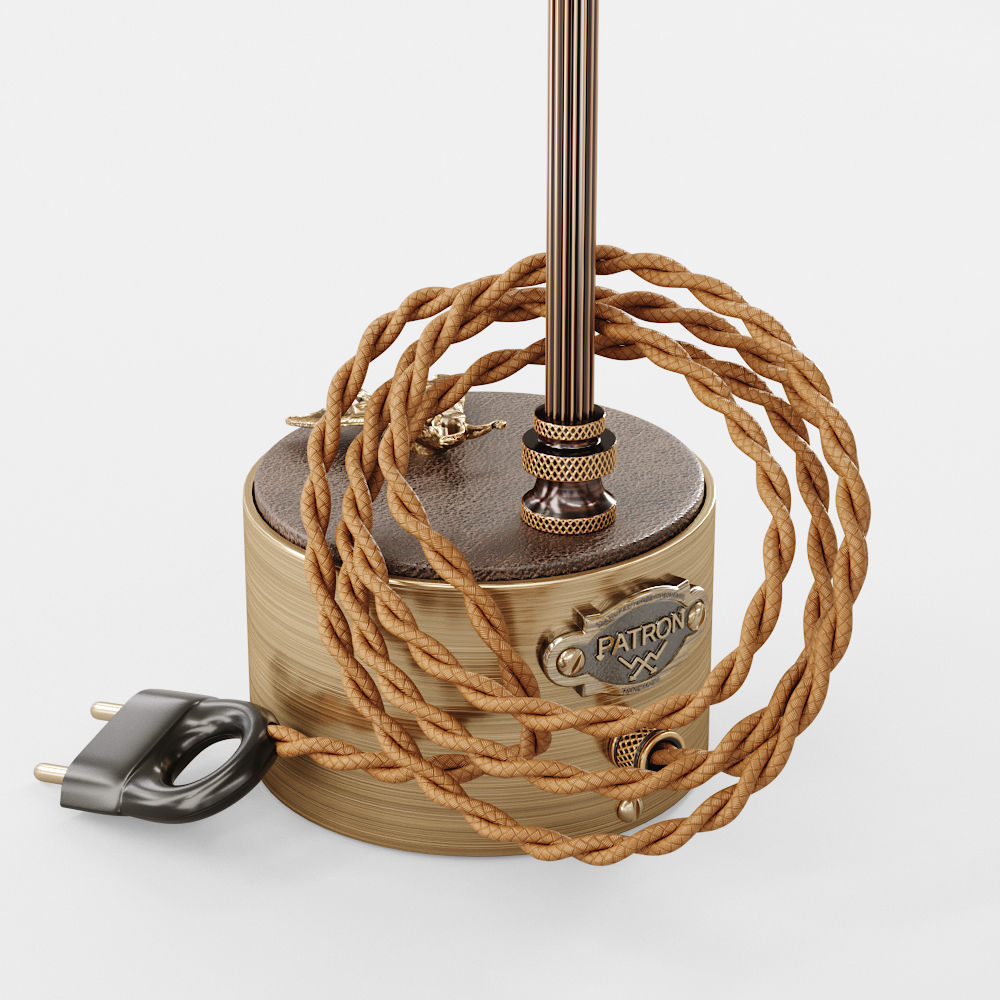 Table lamp PATRON - Klamra 3D model_3