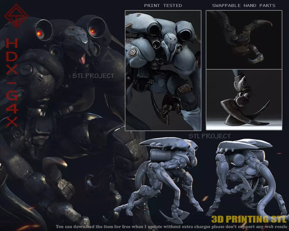 HDE - G4X 3D print model_0