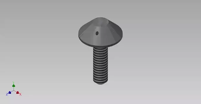 security fastner  3D model