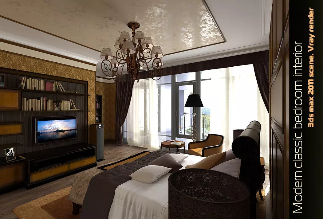 Bedroom Photoreal 3D model