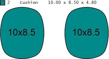 Stylish earrings with patterns English lock 3D print model_20