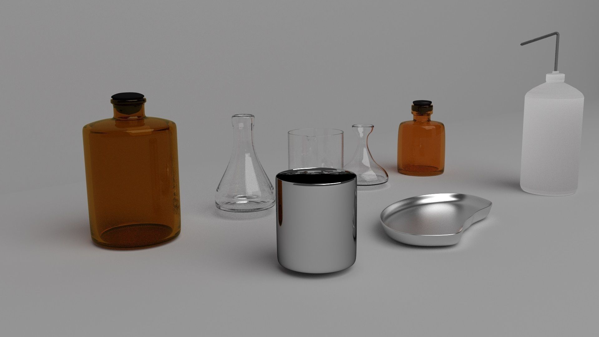 Medical Chemical Lab Equipment 3D model_6