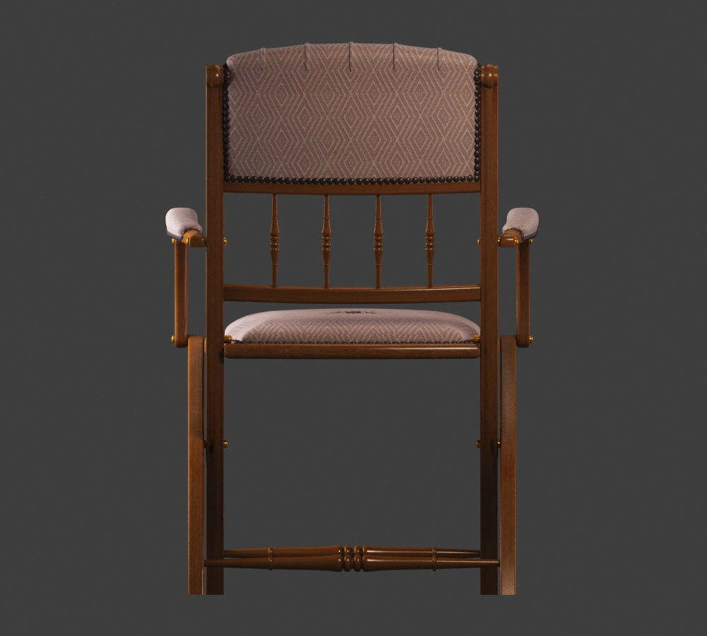 Mascheroni Auditorium chair 3D model 3D model_6