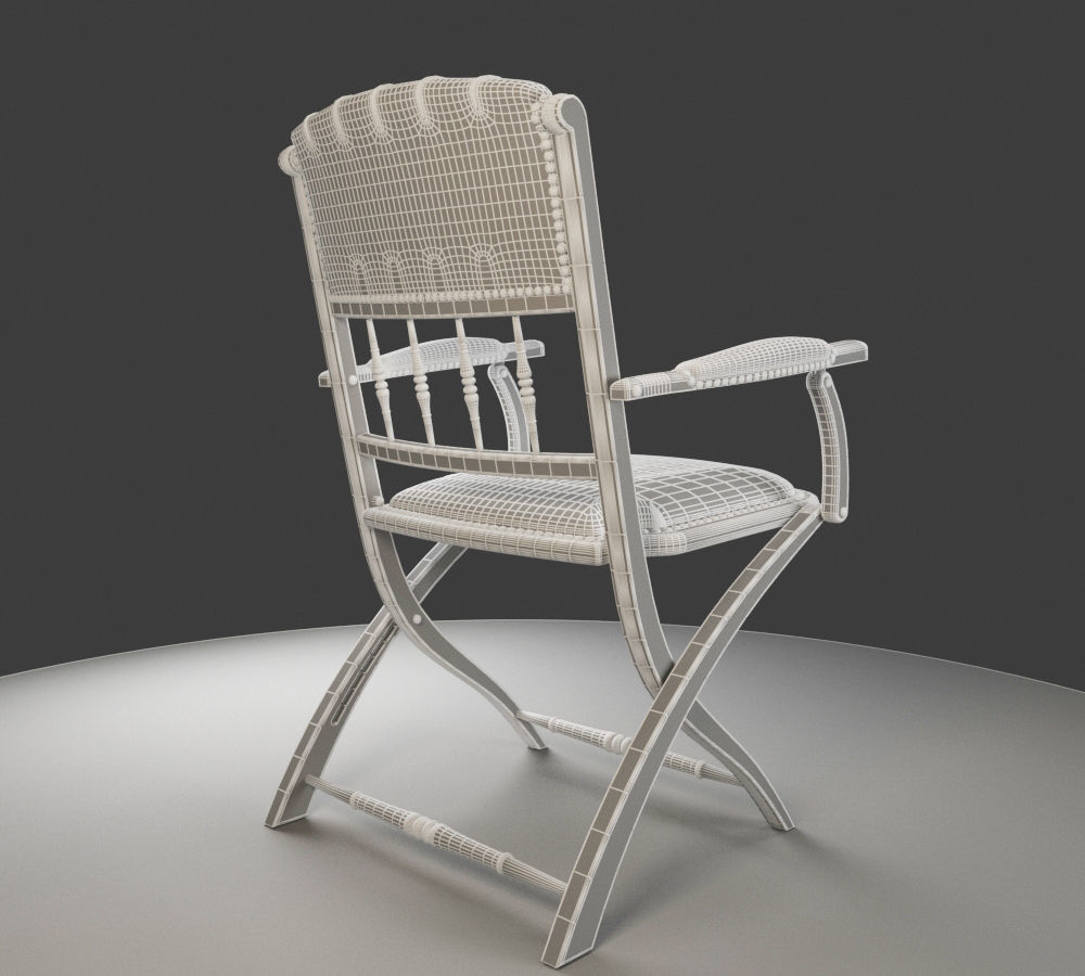 Mascheroni Auditorium chair 3D model 3D model_10