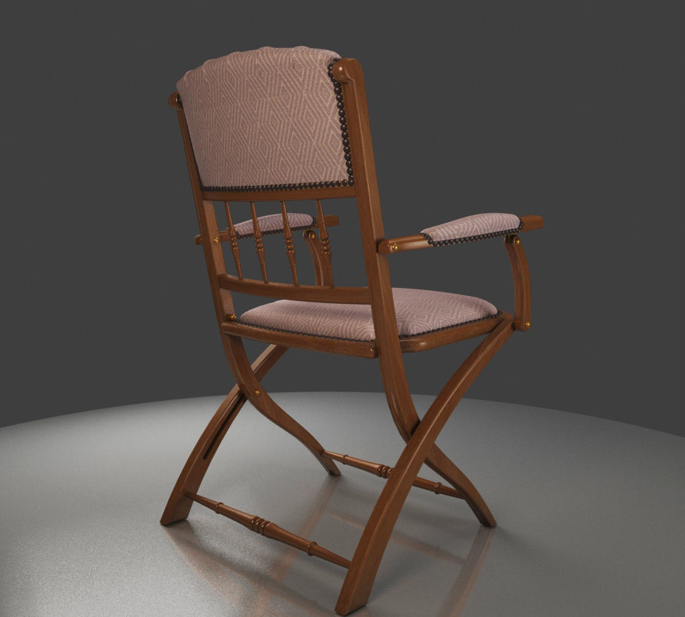 Mascheroni Auditorium chair 3D model 3D model_1
