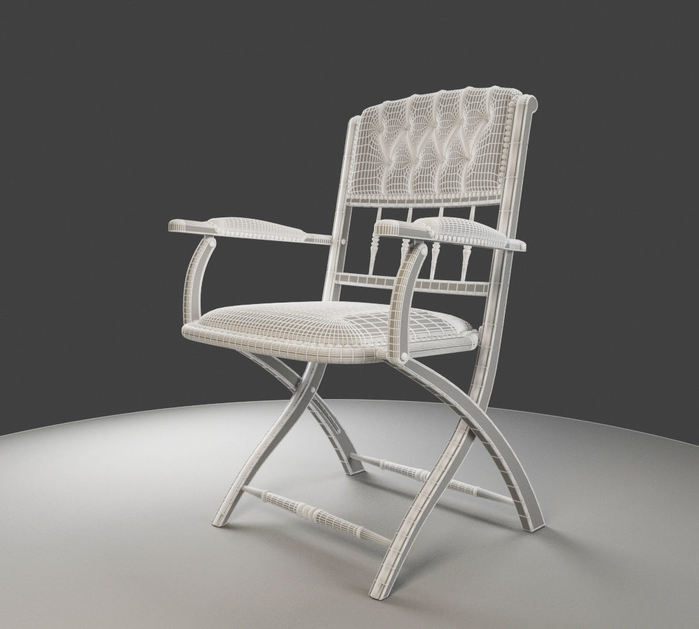Mascheroni Auditorium chair 3D model 3D model_9