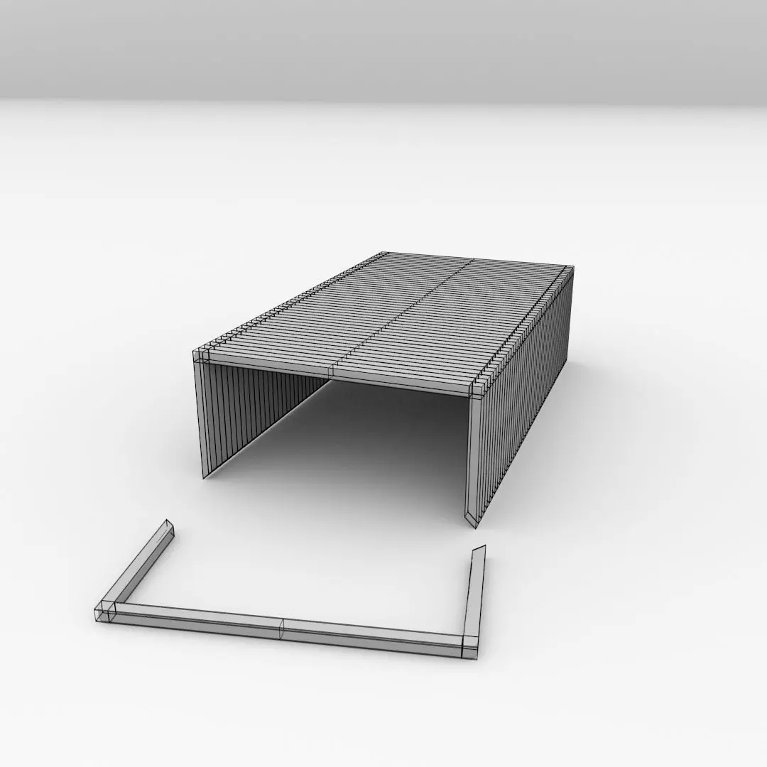 Staples metal box 3D model