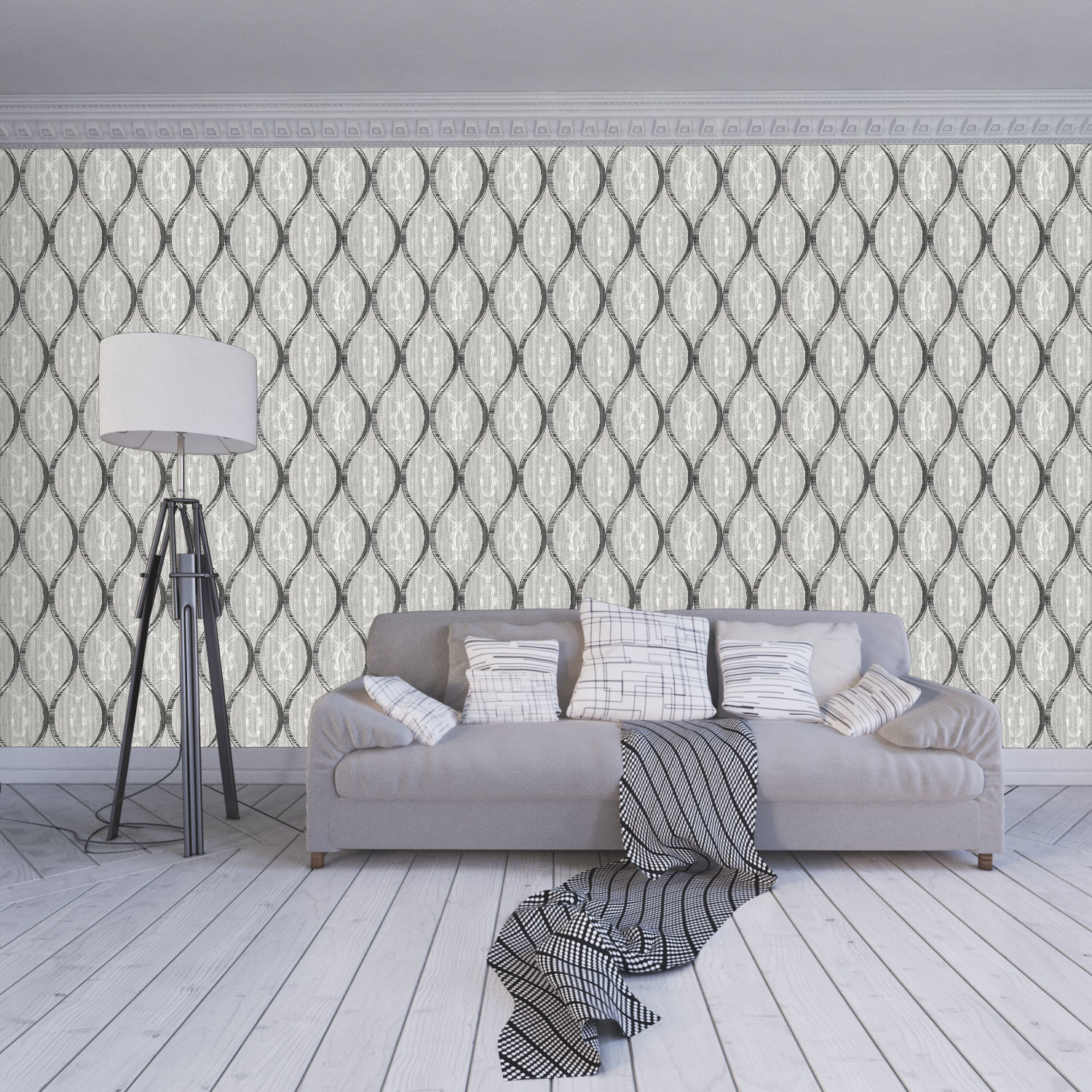 Wallpaper - 88 4 Color Low-poly 3D model_4