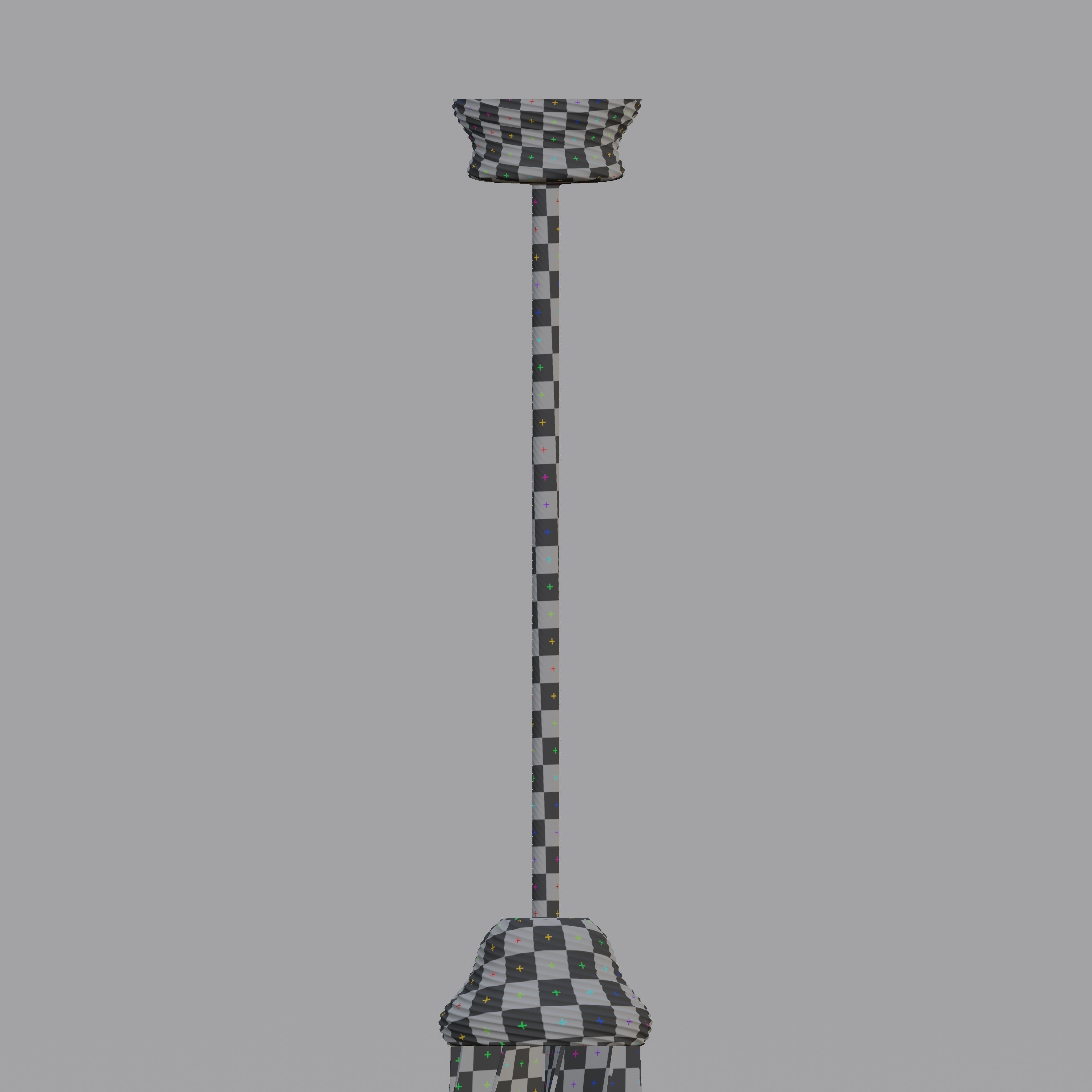 Twisted Patterned Moroccan Lamp 3D model_9