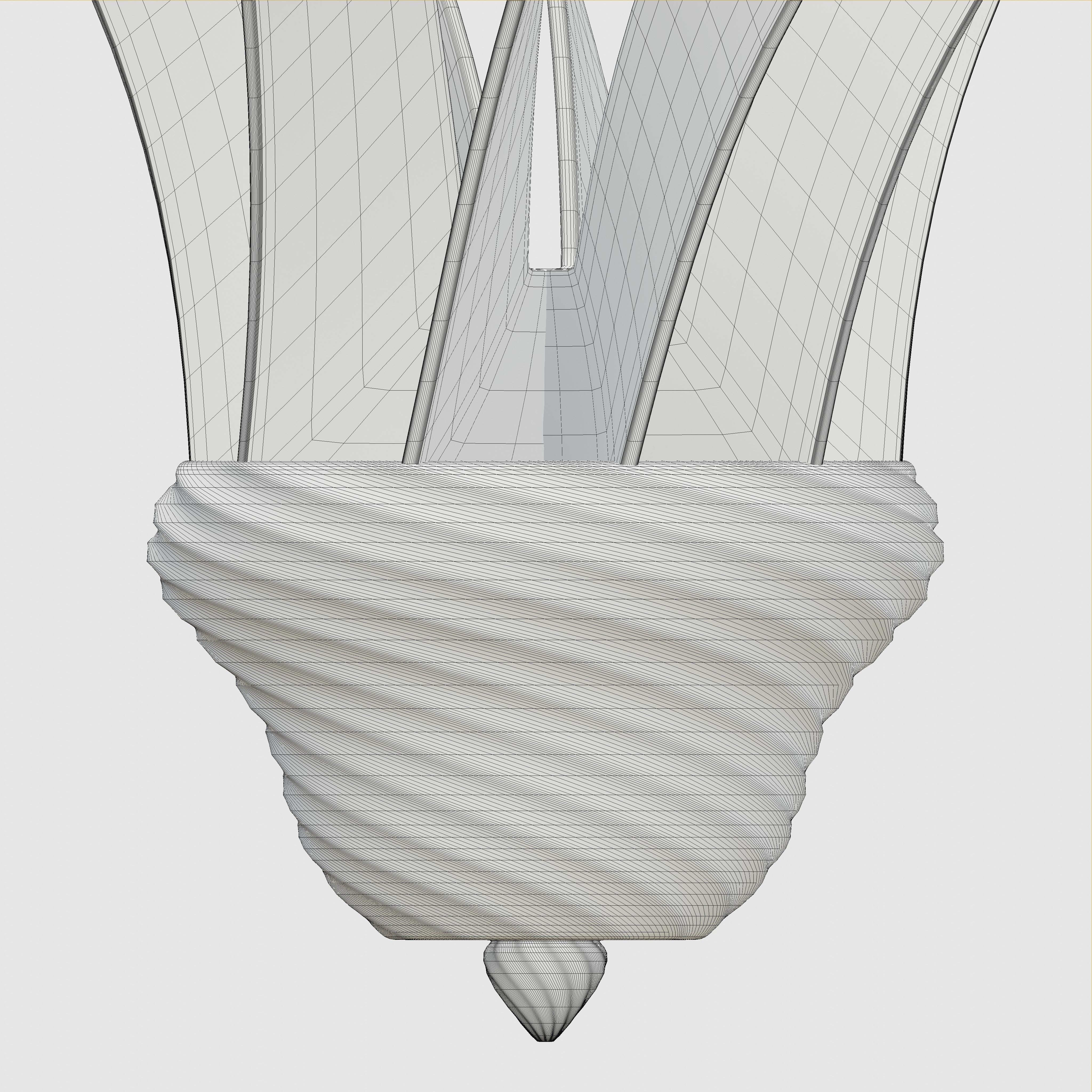 Twisted Patterned Moroccan Lamp 3D model_7