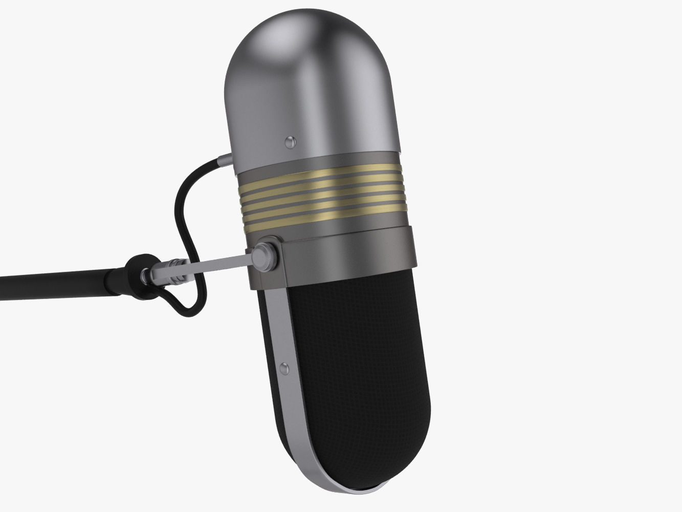 Boom Microphone 3D model_4