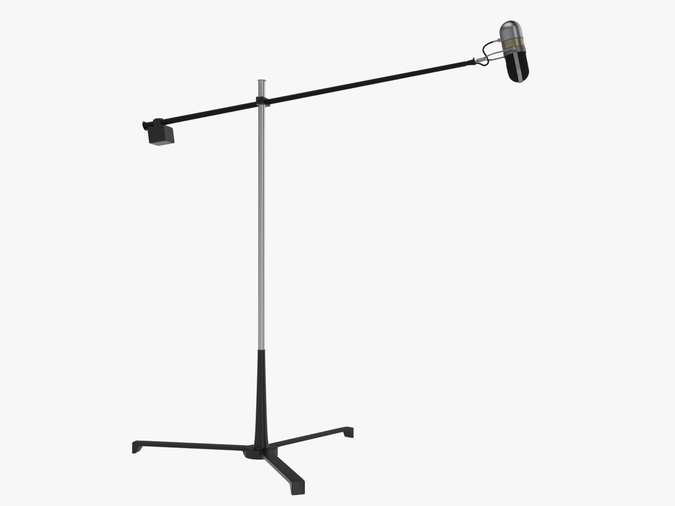 Boom Microphone 3D model_1