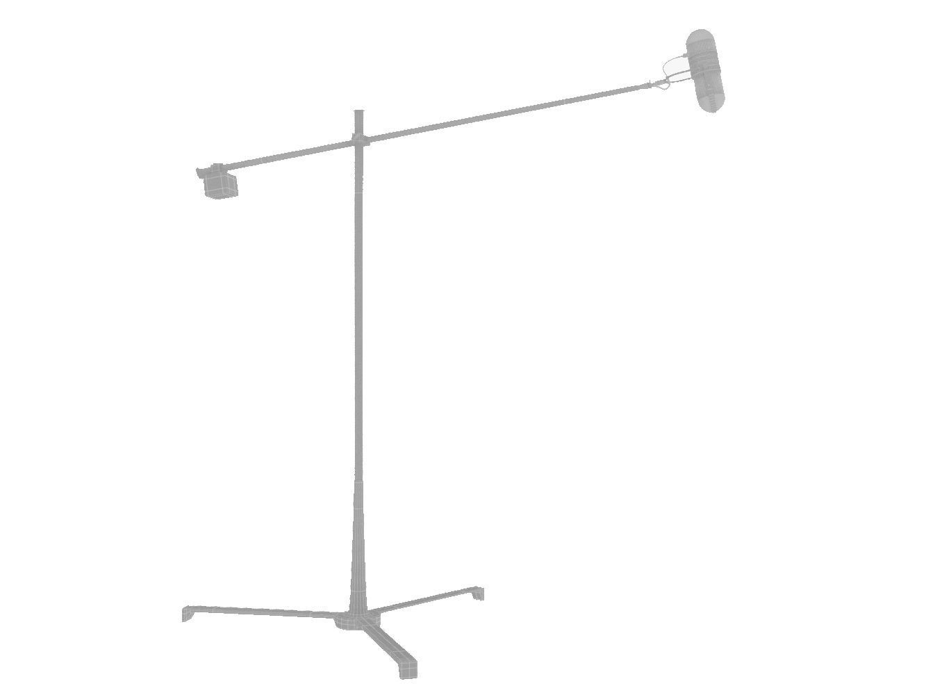 Boom Microphone 3D model_6