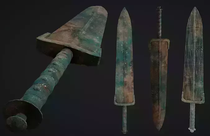 Ancient Bronze Sword