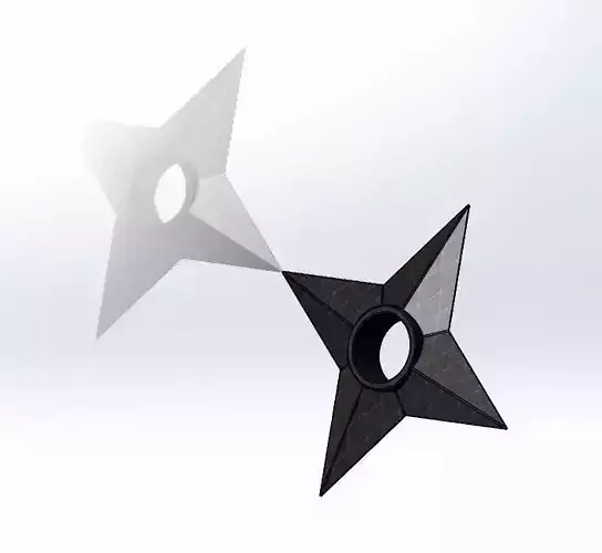 3D printable Shuriken Ninjha Star