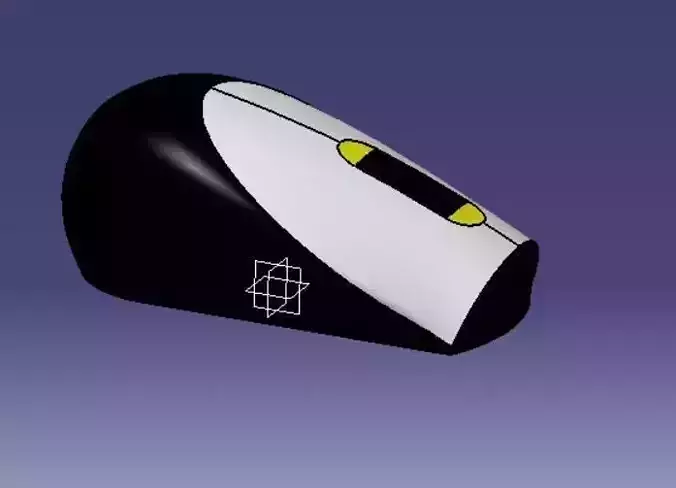 Mouse computer 3D model