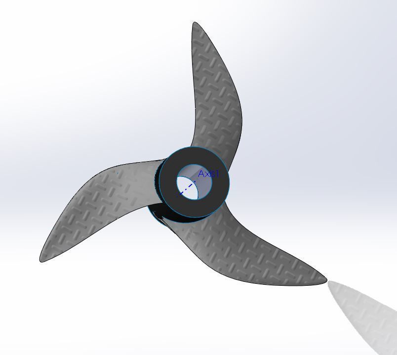 Mixer Grinder blade 3D model_3