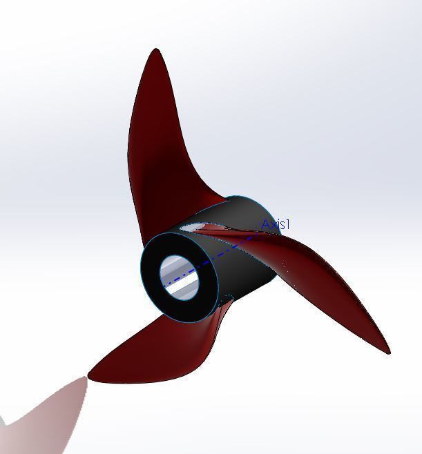 Mixer Grinder blade 3D model_1