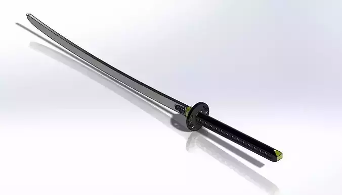 Katana Japanese Sword 3D model