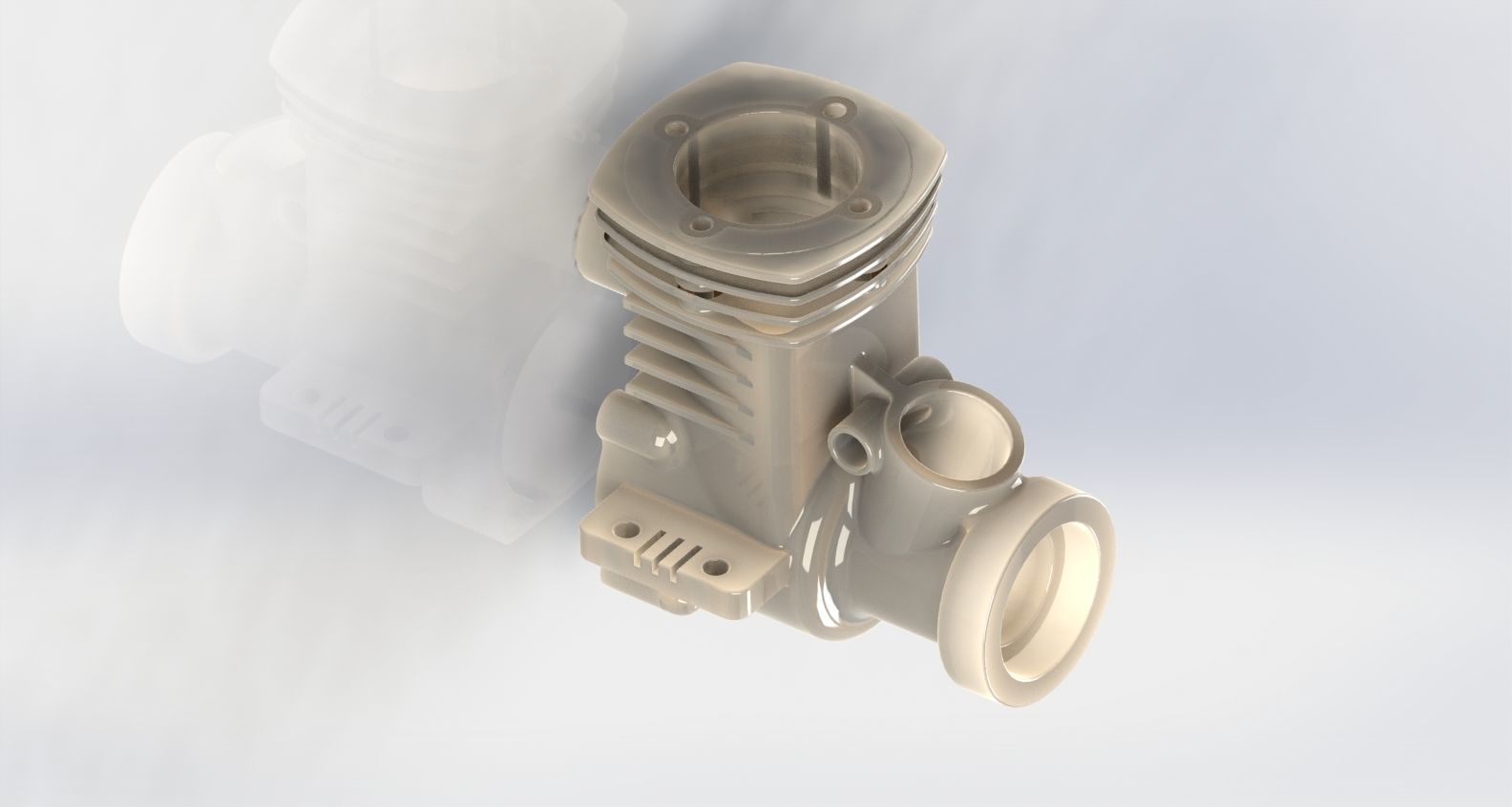 Engine Case 3D model_4