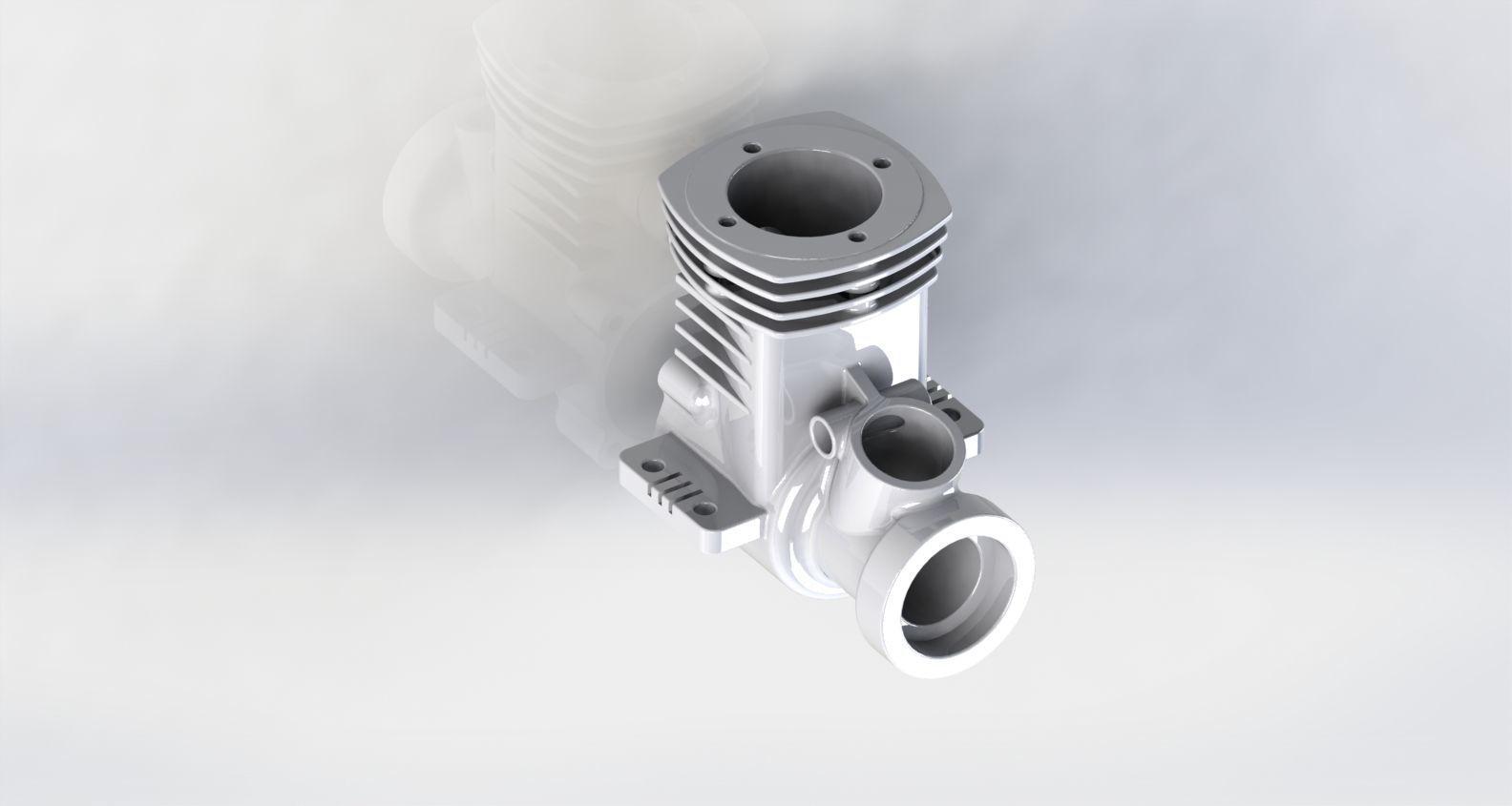 Engine Case 3D model_1