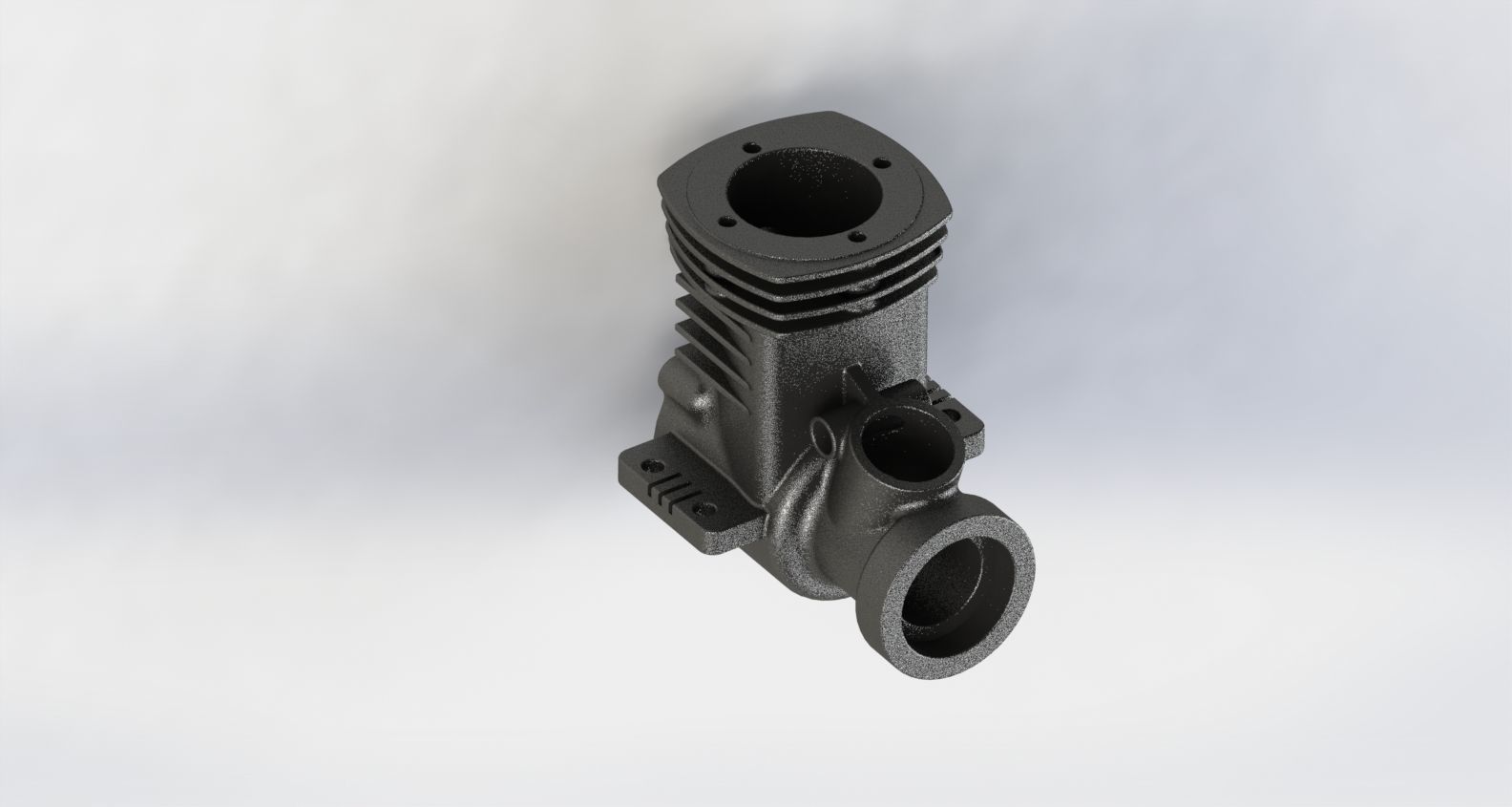 Engine Case 3D model_3