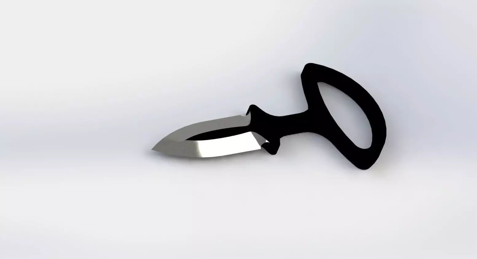 Dagger knife 3D model_7