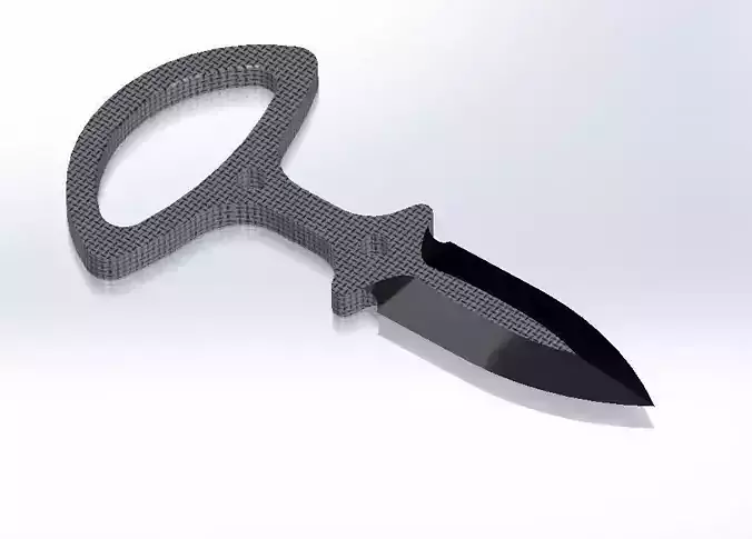 Dagger knife 3D model
