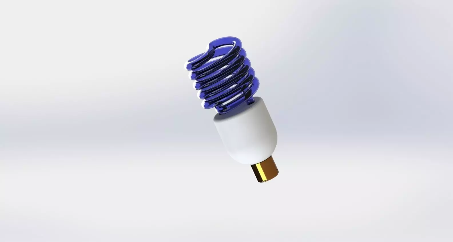 CFL bulb design 3D model_0
