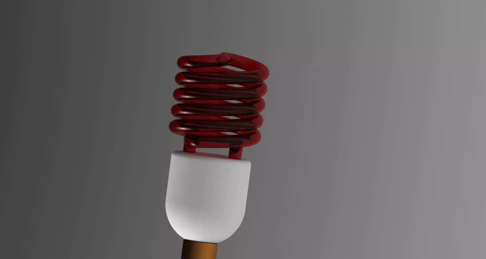CFL bulb design 3D model_11