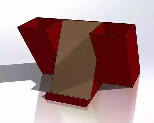 3D printable 2 in 1 phone and stationery stand