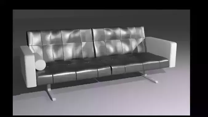 Leather Couch-Sofa