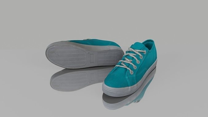 Spring Shoes Low-poly 3D model
