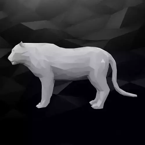 3D Printable Tiger Model 3D print model