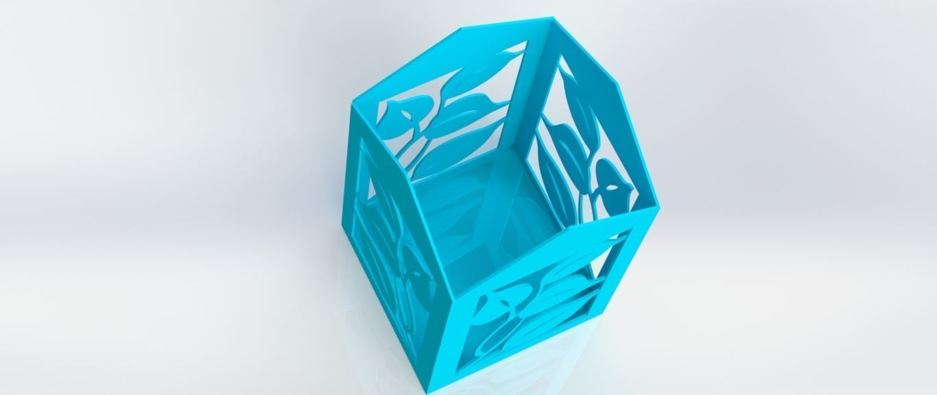 blue Lantern 3D print model_4