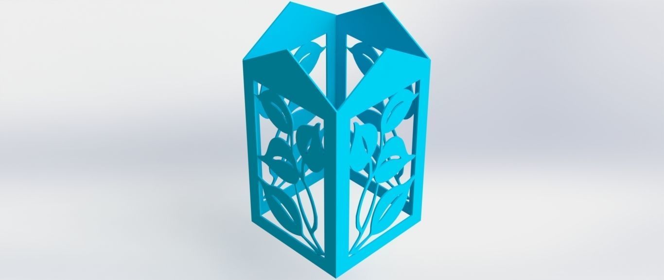 blue Lantern 3D print model_1