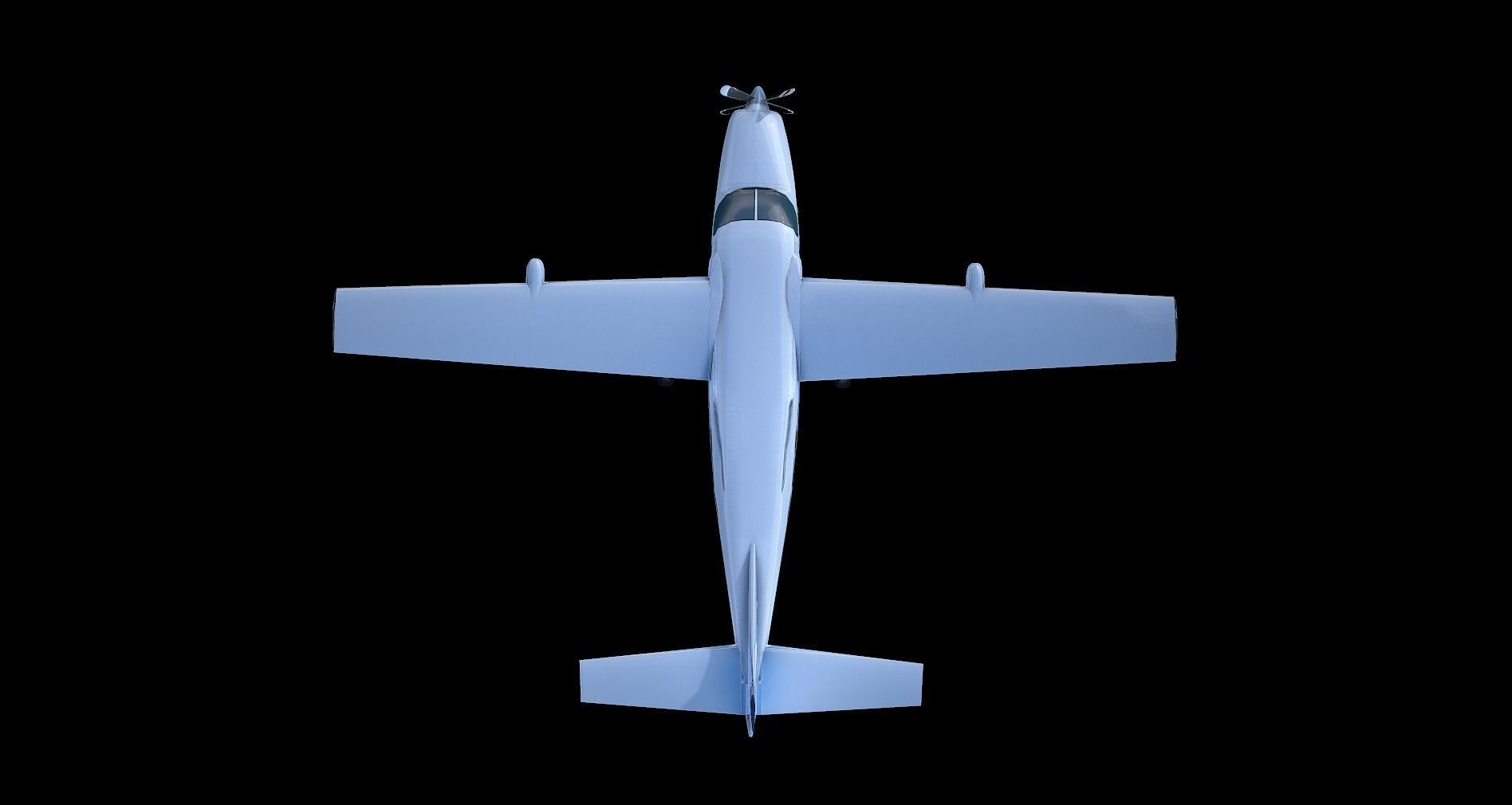 Cessna 208 Caravan VR Unreal PKG Low-poly 3D model_8