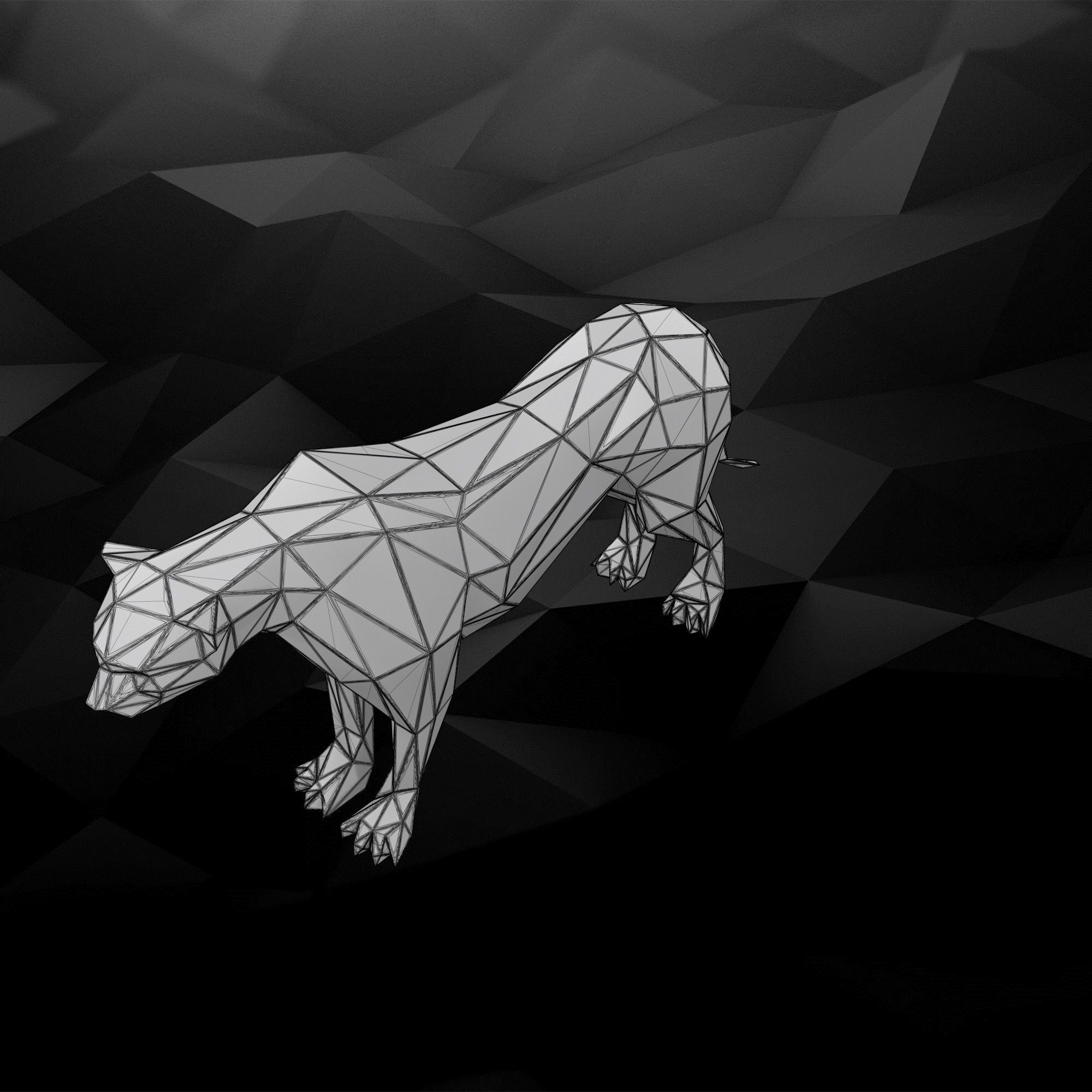 3D Printable Cheetah Model 3D print model_24