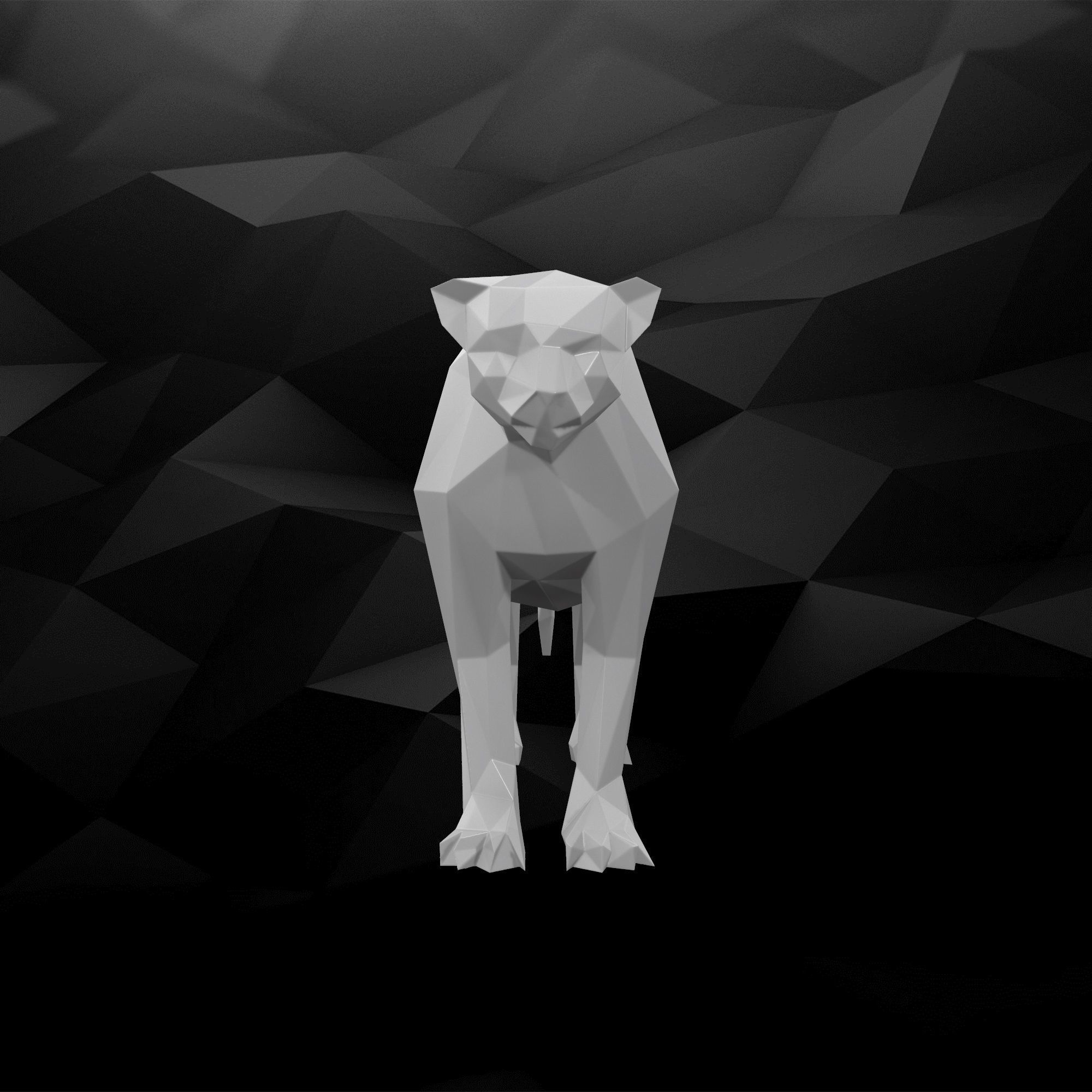 3D Printable Cheetah Model 3D print model_1