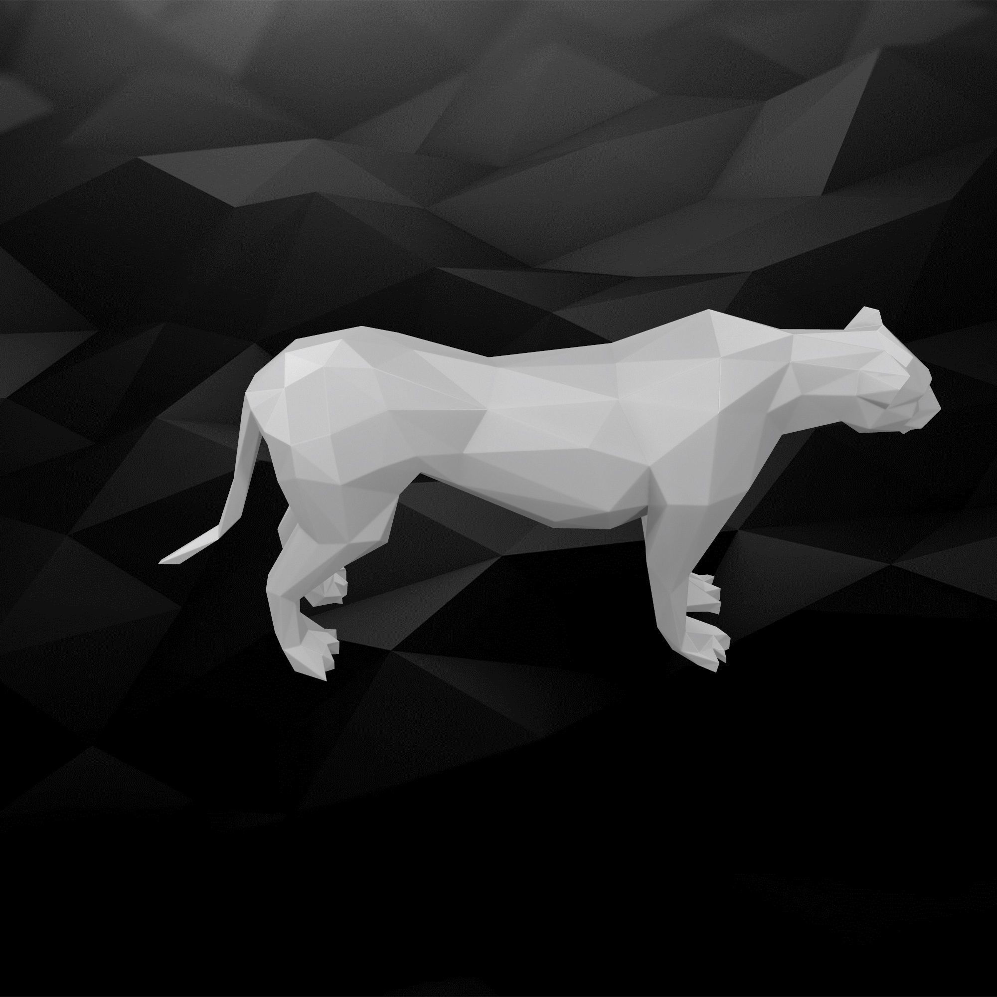3D Printable Cheetah Model 3D print model_11