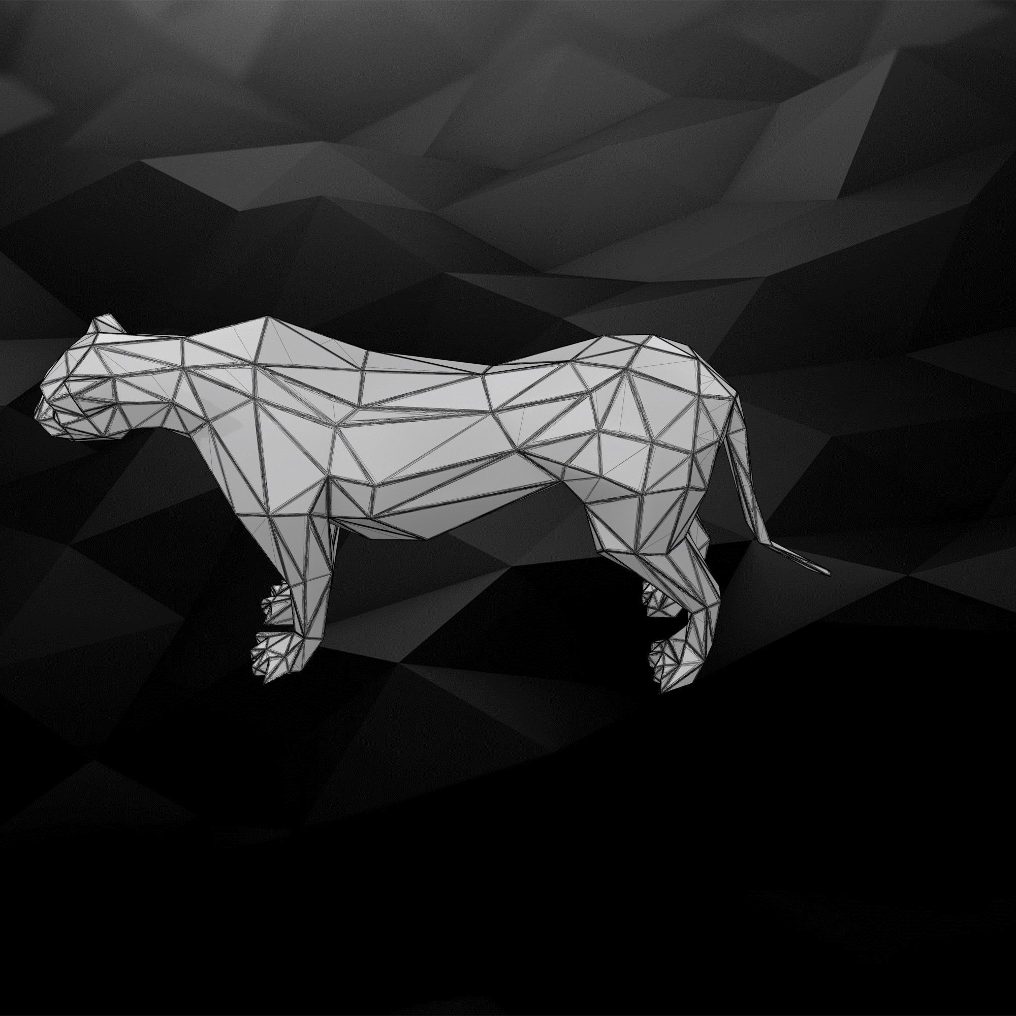 3D Printable Cheetah Model 3D print model_23