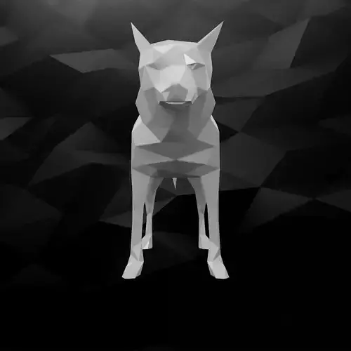 3D Printable Dog Model