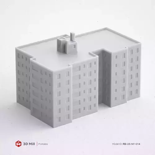 3D Print miniature building RB-US-NY-014
