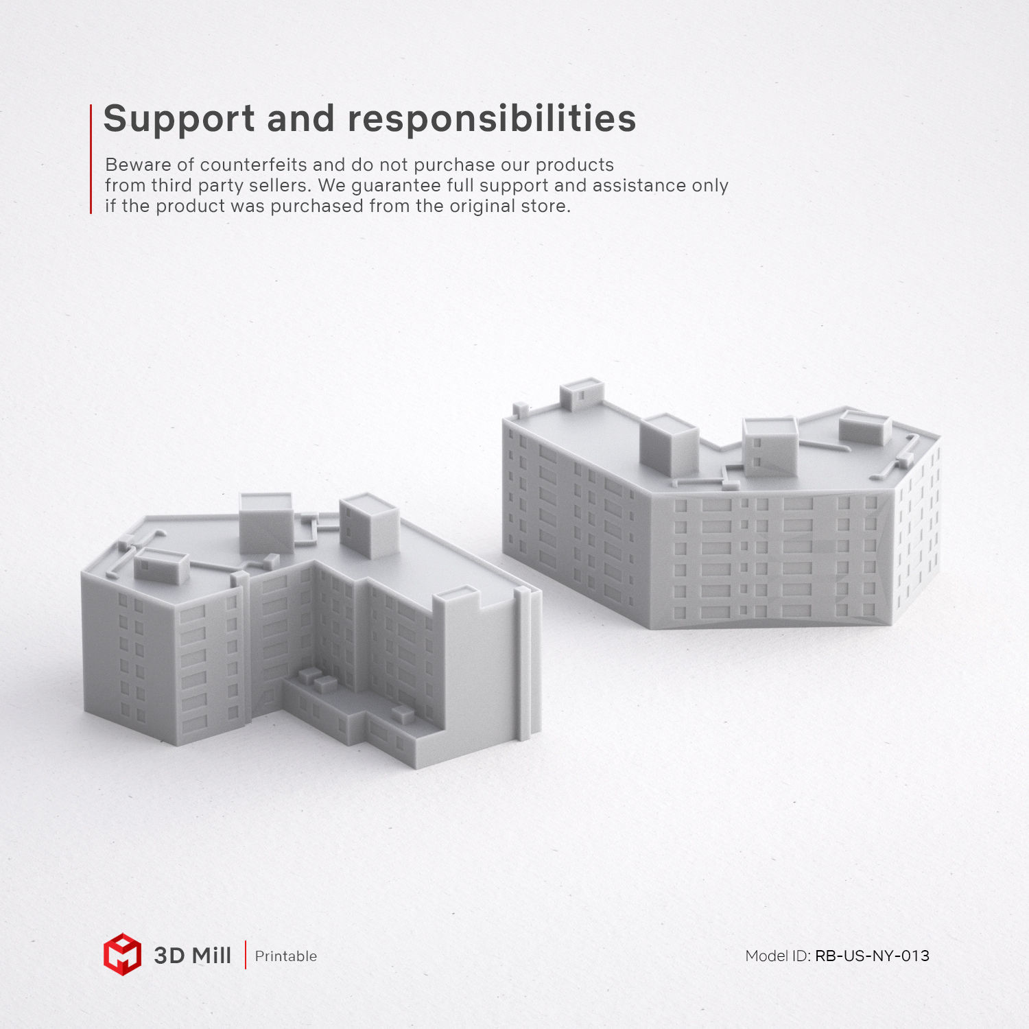 3D Print miniature building RB-US-NY-013 3D print model_6