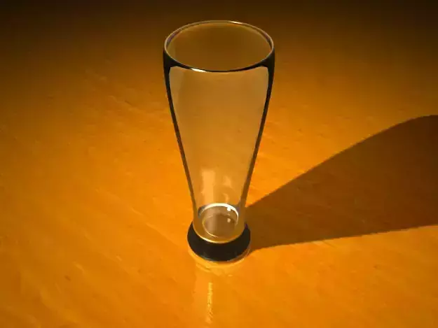 Beer glass Free 3D model