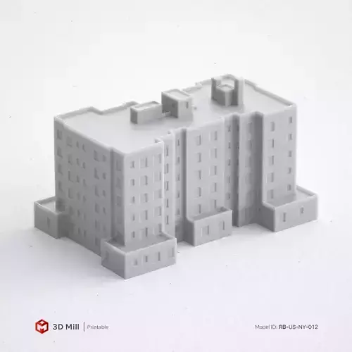 3D Print miniature building RB-US-NY-012