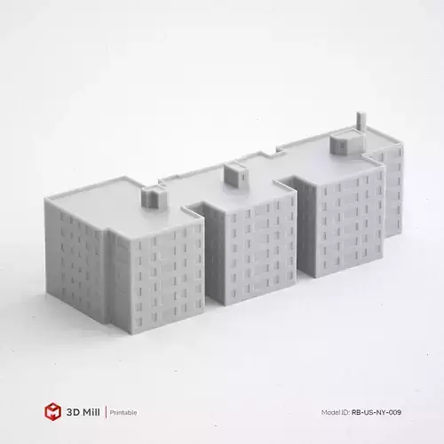3D Print miniature building RB-US-NY-009