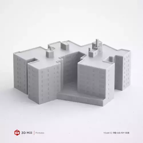 3D Print miniature building RB-US-NY-008 3D print model