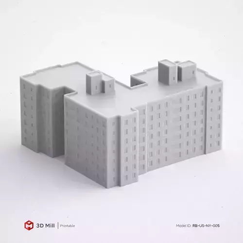 3D Print miniature building RB-US-NY-005 3D print model