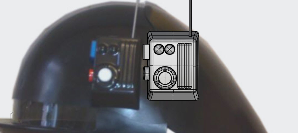 Imperial gunner helmet from Star Wars 501st Legion Approved prop 3D print model_2